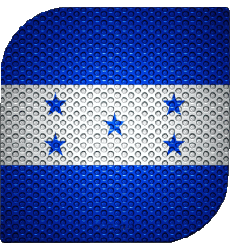 Drapeaux Amériques Honduras Carré 