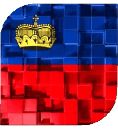 Banderas Europa Liechtenstein Plaza 