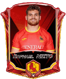 Deportes Rugby - Jugadores España Equipo 2025 Raphael NIETO 