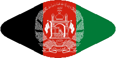 Banderas Asia Afganistán Diverso 