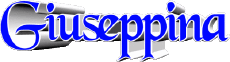 Vorname WEIBLICH - Italien G Giuseppina 