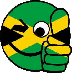 Bandiere America Giamaica Faccina - OK 