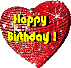 Messages Anglais Happy Birthday Heart 002 