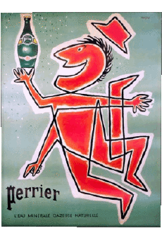 Humor -  Fun Retro Poster - Marken Perrier 
