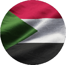 Flags Africa Sudan Round 