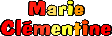 First Names FEMININE - France M Composed Marie Clémentine 