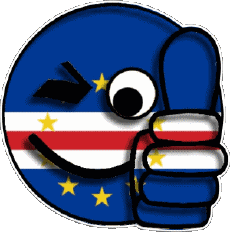 Banderas África Cabo Verde Smiley - OK 