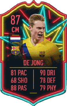 Multimedia Videogiochi F I F A - Giocatori carte Olanda Frenkie de Jong 