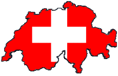 Flags Europe Swiss Map 