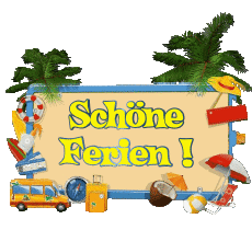 Mensajes Alemán Schöne Ferien 06 