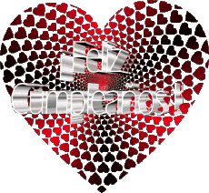 Nachrichten Spanisch Feliz Cumpleaños Corazón 005 