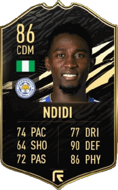 Multi Média Jeux Vidéo F I F A - Joueurs Cartes Nigéria Wilfred Ndidi 