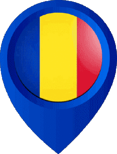 Drapeaux Europe Roumanie Epingle de Localisation 