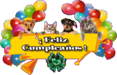 Nachrichten Spanisch Feliz Cumpleaños Animales 007 