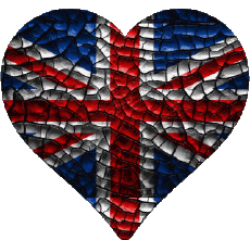 Flags Europe UK Heart 
