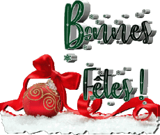 Messagi Francese Bonnes Fêtes (Noël) Série 12 