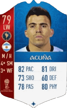 Multimedia Videogiochi F I F A - Giocatori carte Argentina Marcos Acuña 