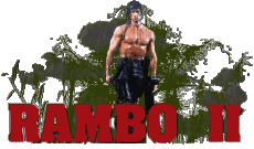 Multi Média Cinéma International Rambo Logo First blood part 2 