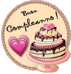 Messagi Italiano Buon Compleanno Dolci 006 