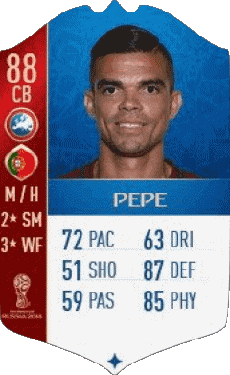 Multi Media Video Games F I F A - Card Players Portugal Képler Laveran Lima Ferreira -Pepe 