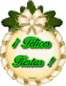 Messages Espagnol Felices Fiestas Serie 05 