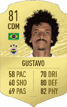 Multimedia Videospiele F I F A - Karten Spieler Brasilien Luiz Gustavo Dias 