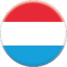 Flags Europe Luxembourg Round 