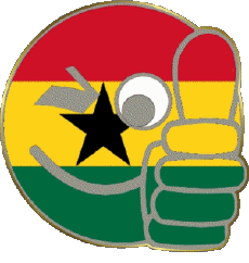 Bandiere Africa Ghana Faccina - OK 