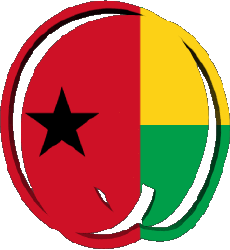 Banderas África Guinea Bissau Forma 02 