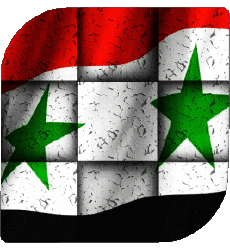 Fahnen Asien Syrien Platz 