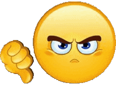 Mensajes Emoticonos Malo - Pulgares abajo 