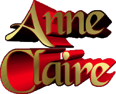 Nome FEMMINILE - Francia A Composto Anne Claire 