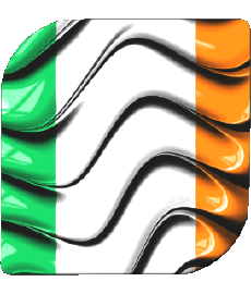 Drapeaux Europe Irlande Carré 