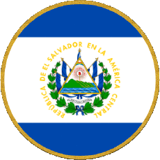 Bandiere America Salvador Tondo 