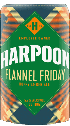 Flannel Friday-Bebidas Cervezas USA Harpoon Brewery 