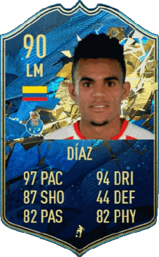 Multimedia Vídeo Juegos F I F A - Jugadores  cartas Colombia Luis Díaz 