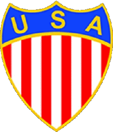 Logo 1950-Sportivo Calcio Squadra nazionale  -  Federazione Americhe USA Logo 1950