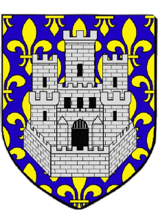 Blason-Drapeaux France Départements - Villes 77 MELUN 