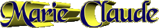 Vorname WEIBLICH - Frankreich M Zusammengesetzter Marie Claude 
