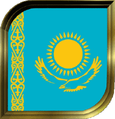 Flags Asia Kazakhstan Carré 