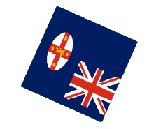 Drapeaux Océanie Australie New South Wales Sphere - Cube 