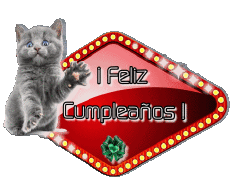 Nachrichten Spanisch Feliz Cumpleaños Animales 004 
