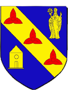 Wappen-Fahnen Frankreich Abteilungen - Städte 18 LA CHAPELLE SAINT URSIN 