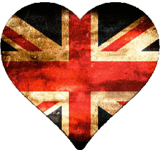 Bandiere Europa UK Cuore 