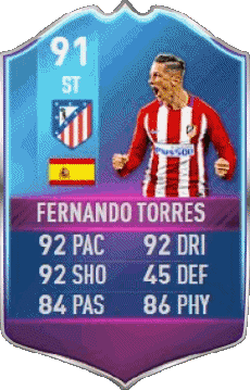 Multi Média Jeux Vidéo F I F A - Joueurs Cartes Espagne Fernando Torres 