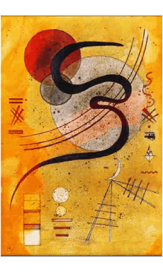 Umorismo -  Fun Pittore di artisti Wassily Kandinsky 