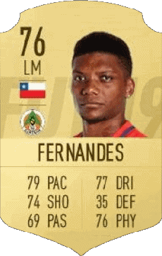 Multimedia Vídeo Juegos F I F A - Jugadores  cartas Chile Júnior Fernandes 