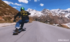 Humour - Fun Sports Skateboard Road Down Hill Fun Win 