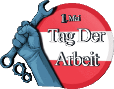 Mensajes Alemán 1. Mai Tag Der Arbeit - Österreich 