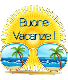 Nachrichten Italienisch Buone Vacanze Transparenter Hintergrund 18 